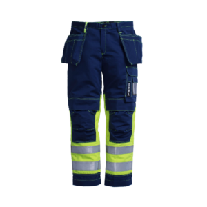 Multitech riipputaskuhousut palosuojattu ja huomiovärinen malli