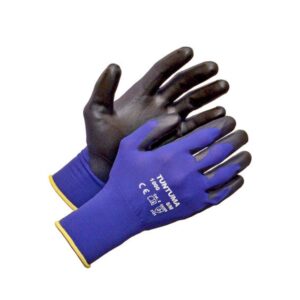 Tuntuma Ohut PU-pinnoitettu nylonsormikas, 6 paria/pakkaus, kevyt ja tarkka työhön