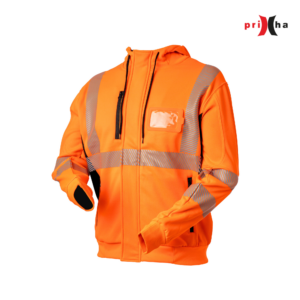 Priha 4324 Hi-Vis Collegehuppari – mukava ja kestävä huomiovaate työmaille