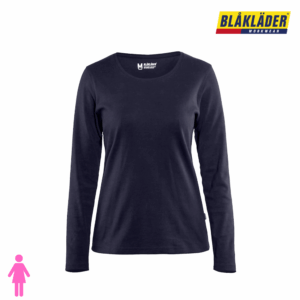 3301 Naisten Pitkähihainen T-Paita tummansininen