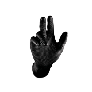 Erikoisvahva musta nitriilikertakäyttökäsine