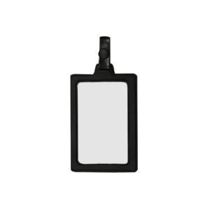 Pystysuuntainen ID-korttitasku työmaakortille, kestävä ja helppokäyttöinen nepparikiinnitys