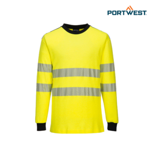 Portwest FR701 Palosuojattu Hi-Vis paita pitkähihainen