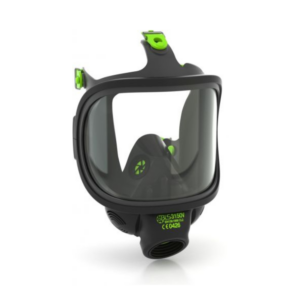 Kokonaamari BLS 3150 pehmeällä EPDM-kumitiivisteellä ja polykarbonaattivisiirillä.