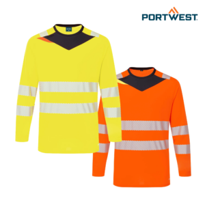 Portwest DX416 Pitkähihainen Hi-Vis Paita – kevyt ja hengittävä työvaate