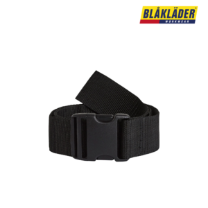 Blåkläder 4006 Vyö klipsisoljella on säädettävä kudottu vyö, jossa kevyt muovinen klipsisolki. Leveys 50 mm ja pituus 130 cm.