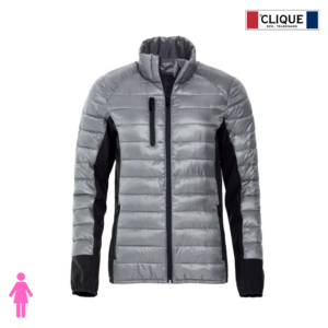 Lemont naisten kevyttoppatakki harmaa-musta