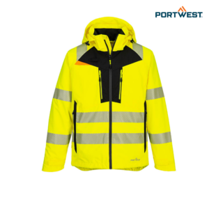 Portwest DX462 Hi-Vis kuoritakki keltainen musta